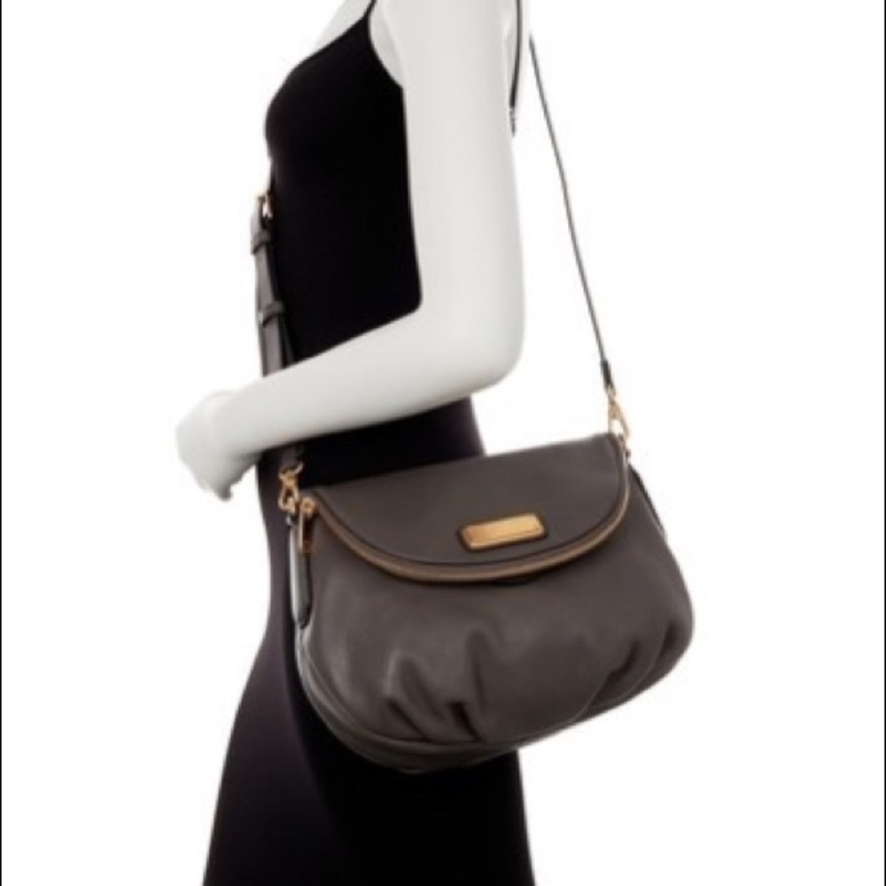 Marc by Marc Jacobs grey saddle purse Natasha